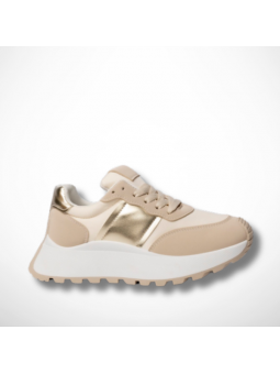 Beżowe buty sportowe...