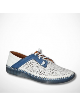 Białe półbuty ażurowe...