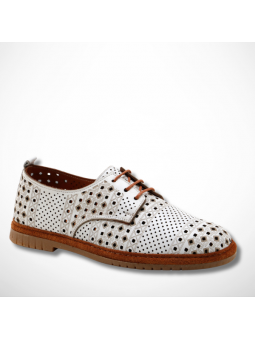 Białe półbuty ażurowe...