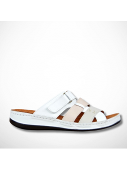 Klapki damskie skórzane...