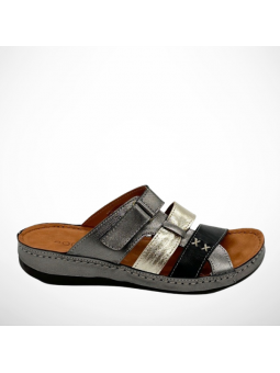 Klapki damskie skórzane...