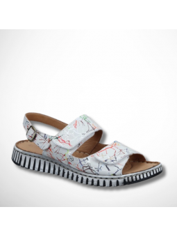 Wielokolorowe sandały...