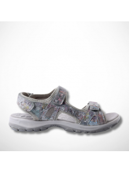 Wielokolorowe sandały...