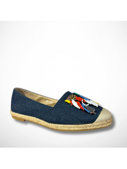 Niebieskie espadryle...