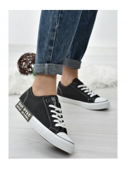 Czarne trampki marki Big...