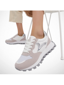 Biało - beżowe buty...