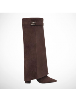 Brązowe kozaki damskie...