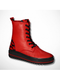 Czerwone botki damskie...