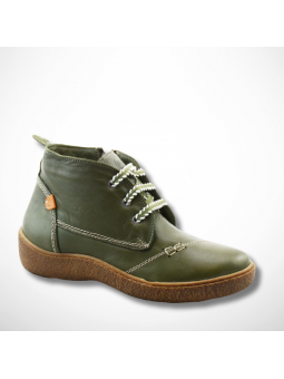 Zielone botki damskie...