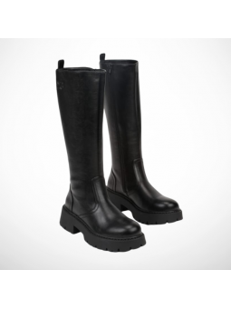 Czarne klasyczne kozaki z...