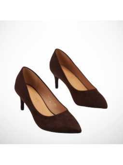 Brązowe klasyczne czółenka...