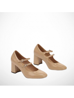 Beżowe Czółenka Damskie...