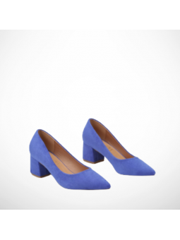 Niebieskie czółenka damskie...