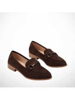 Eleganckie Brązowe Damskie...