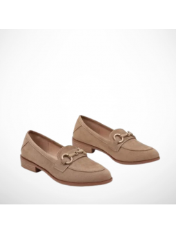 Eleganckie Beżowe Damskie...