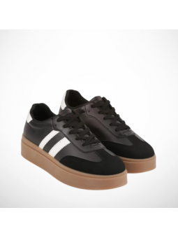 Czarne Sneakersy Damskie...