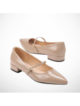 Beżowe Balerinki...