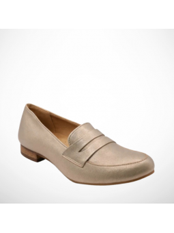 Eleganckie Złote Skórzane...