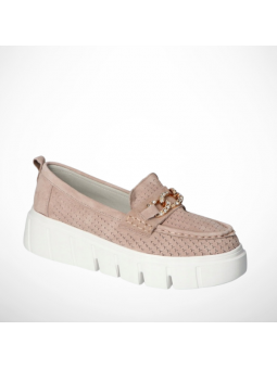 Beżowe Mokasyny Z...