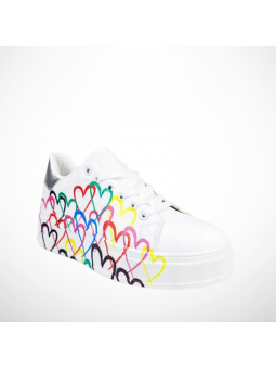 Białe Buty Sneakersy...