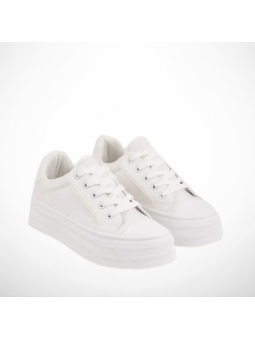 Białe Trampki Damskie Na...