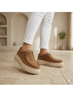 Damskie Skórzane Mokasyny...