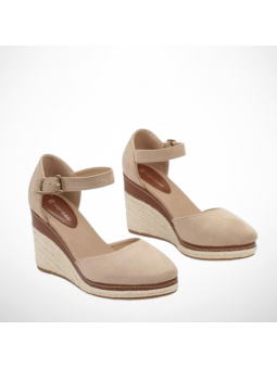 Beżowe Sandały Damskie Z...