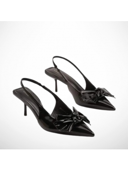 Czarne Szpilki Lakierowane...