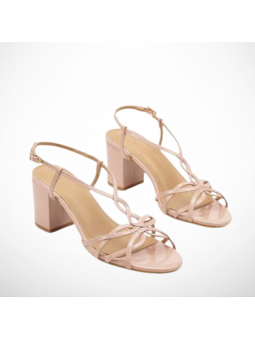 Różowe Sandały Damskie na...