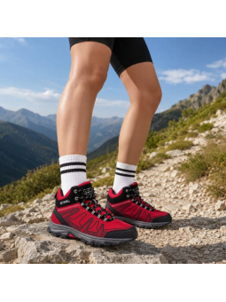 Czerwone Buty Trekkingowe...