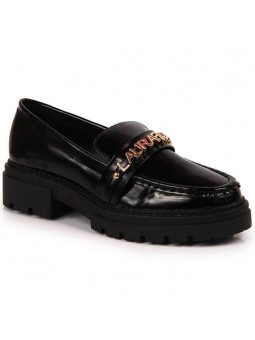 Czarne lakierowane półbuty...