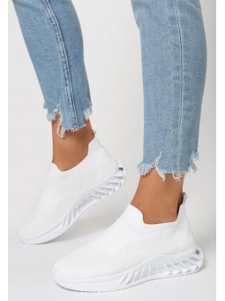 Białe buty sportowe typu...