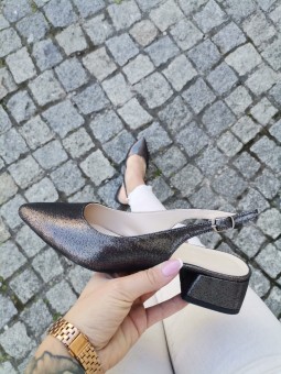 Platynowe czółenka damskie...