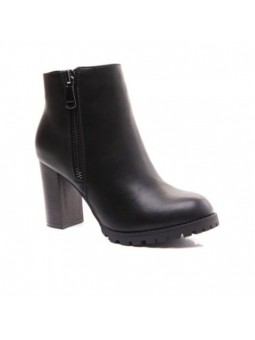 Czarne botki damskie na...