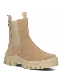 Beżowe botki damskie...