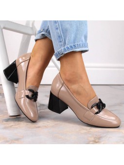 Beżowe półbuty Vinceza 10878