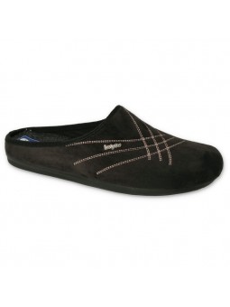 Czarne kapcie męskie Inblu...