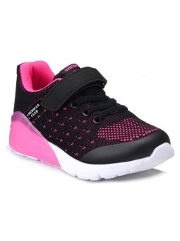 Czarno-różowe buty sportowe...