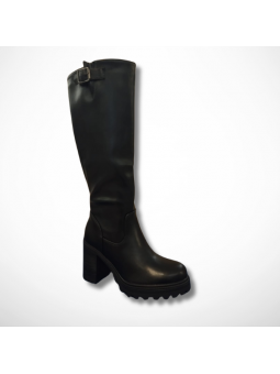 Czarne kozaki damskie na...