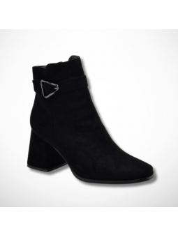 Czarne botki damskie na...