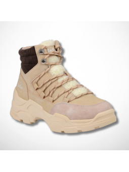 Beżowe buty trekkingowe...